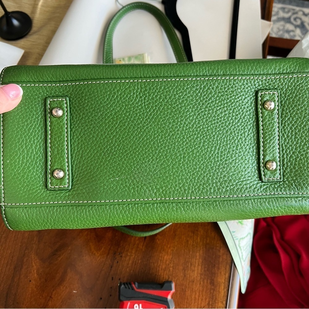 Dooney & Bourke Green Leather Bag - EUC - Picture 12 of 13